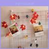 Lebendiger Weihnachtsanhänger Ahornblätter Beleuchteter Herbstkranz Mit 10/20/30 LED-Lichterketten Für Festliche Dekoration