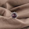 Afrikanischer Amethyst Edelstein Schmuck, 925 Massiv Sterling Silber Ring, Handgefertigter Silberring, Zarter Silberring Geschenk für Katholiken