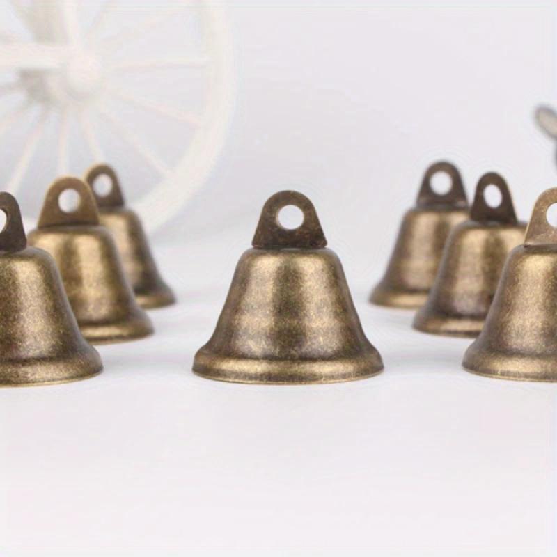 10Pcs 38mm Brass Christmas Decoration Jingle Bells Pet Pendants Hanging for Festival Party Making Wind Chimes Decorations
