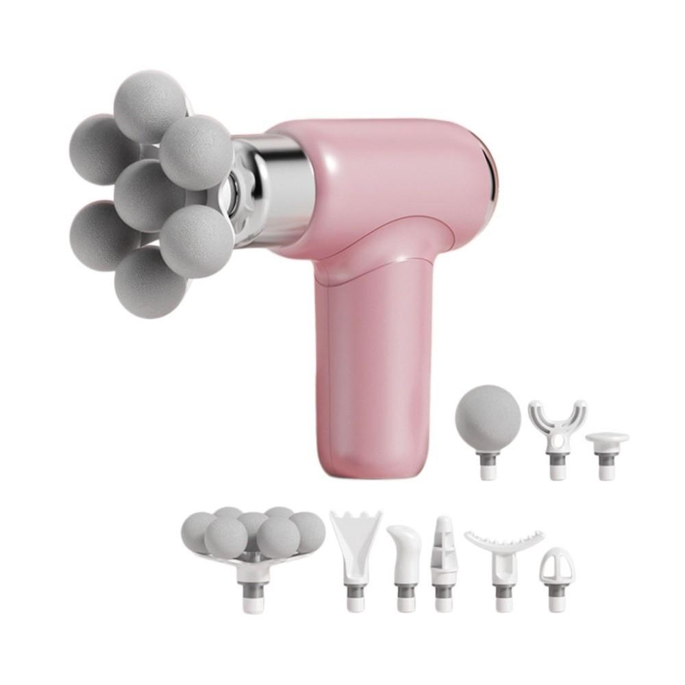 9 Replaceable Heads 7 Balls Muscle Massager Compact Size Fascia Machine Massager Home Fitness