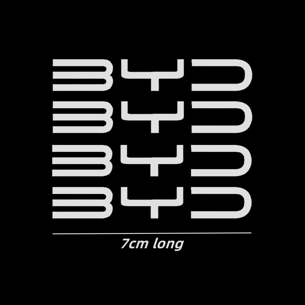 

4Pcs Car Sticker Decal For BYD Atto 3 Act 3 Tang F3 E6 Dmi Yuan plus Song plus ev f0 f3 Qin Pro