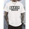 Europäische Größe Herren Sommer kurzärmeliges T-Shirt - leichter Baumwollstoff elastisch weich bequem normale Passform lässiges Oberteil geeignet für Skateboarden