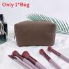 Polyester Waffle Pattern Travel Makeup Bag With Large Capacity For Women And Men