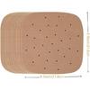 200Pcs Air Fryer Parchment Paper 8.5 inch Unbleached Square Air Fryer Liners for Bamboo Metal Steamer, Ovens, Microwaves & Baking Pan