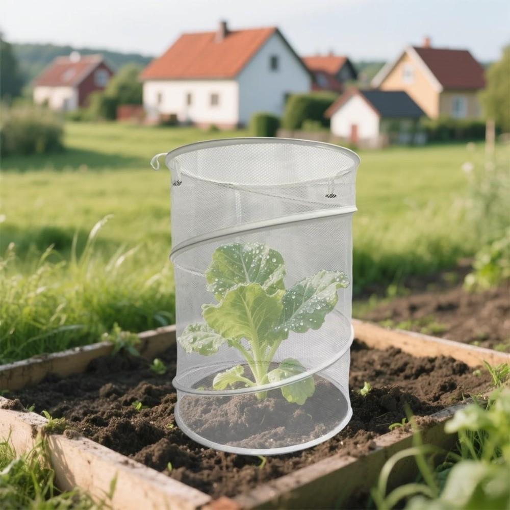 Pop-Up Garden Mesh Protector Folding Insect Barrier Netting Plant Cover  Garden