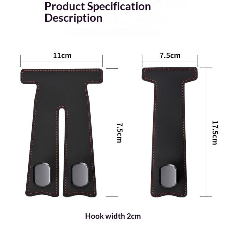 Multi-Functional Hooks For Car Passenger Glove Box Interior Modification Front Trunk Durable Alloy