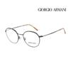 Giorgio Armani Eyeglass Frames AR5070J 3001 Round Metal Glasses for Men and Women