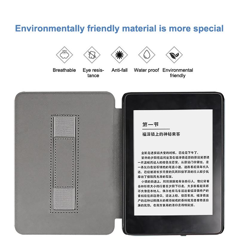 Handle Case For Kindle Paperwhite 12Th Generation 2024 Case 7 Inch E-Reader Protective Cover Hand Strap Auto Sleep Shell Pouch