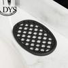 Drainage Soap Holder Silicone Dish, Non-Slip Efficient Holes Tray, Decorative Jewelry Tray Waterproof Quick Drying Saver for Bathroom Kitchen