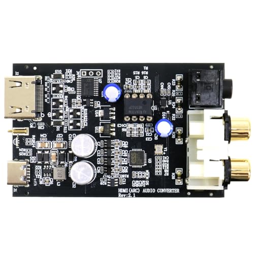 FX-AUDIO- HAC-03J HDMI (ARC) Input Compatible DAC, 32-bit High-End Mobile Audio DAC with ES9018K2M, USB Powered, High Resolution