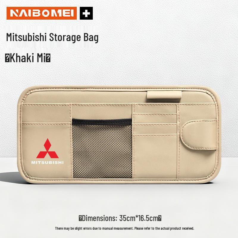 Mitsubishi Sunshade Card Organizer: Lancer EX, Outlander, Pajero.