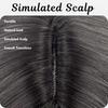 Wavy Long Curly Hair Wig with Bangs - Breathable Natural Look