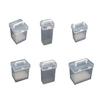 Portable Plastic Art Supply Organiser with Handle Multi Compartment Marker Storage Box For Neat Desktop Arrangement