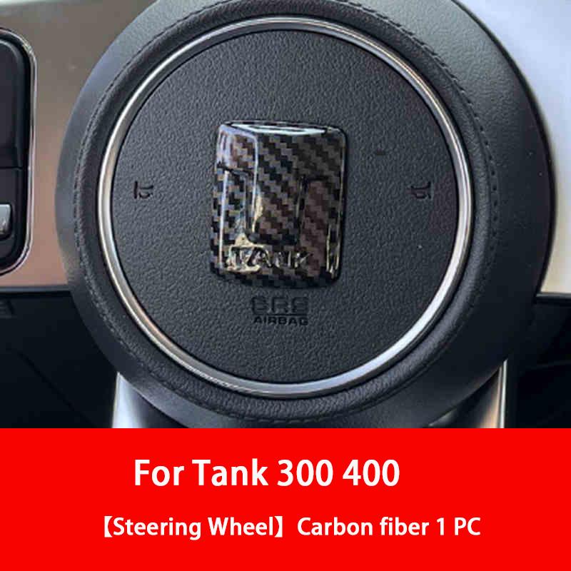 For Tank 300 400 400Hi4-T 2021-2025 Car Badge Front Rear Steering Wheel Wheel Hub Badge Car Central Grid Trim Strip Modification