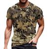 Herrenmode Bedrucktes Rundhals-Kurzarm-T-Shirt