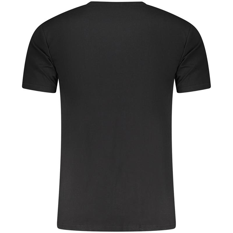 Aeronautica Militare Black T-Shirt Men' V-Neck T-Shirt Scoti006J508-34300