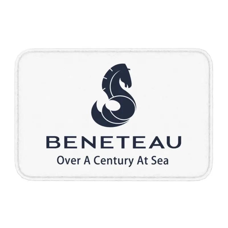 Beneteau Zeilboot Logo Deurmat Antislip Keuken Badkamer Mat Toilet Vloer Entree Tapijt Vloerkleed 40x60cm16x24in