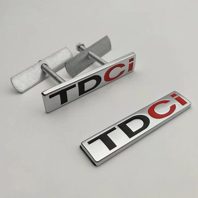 3d Metal Logo TDCI Odznaka Samochód Przedni Grill Emblem Trunk Naklejka Dla Fcous Mondeo C Max Fusion Fiesta TDCI Naklejki Akcesoria