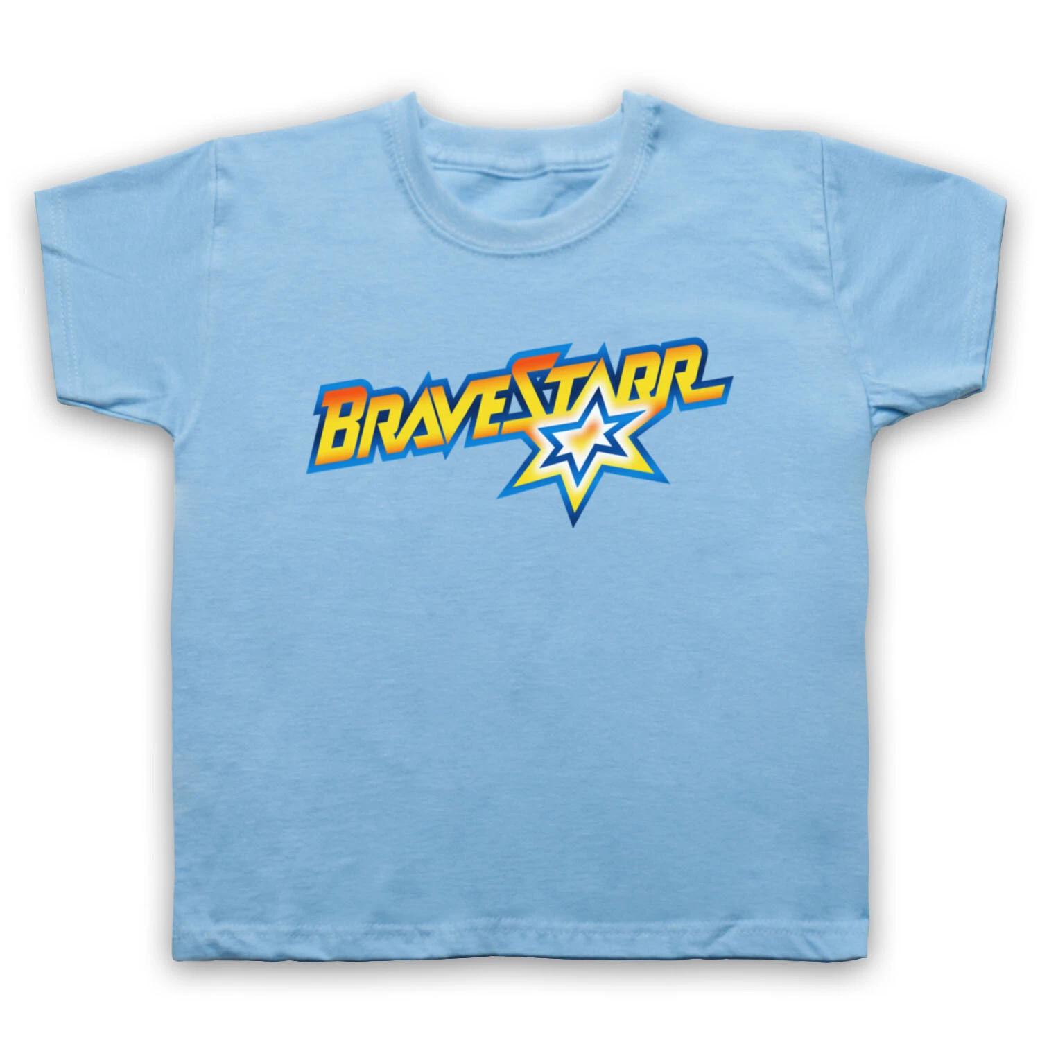 BRAVESTARR LOGO BRAVE STAR 80 S CARTOON ANIMATION TV KIDS CHILDS T-shirt 140