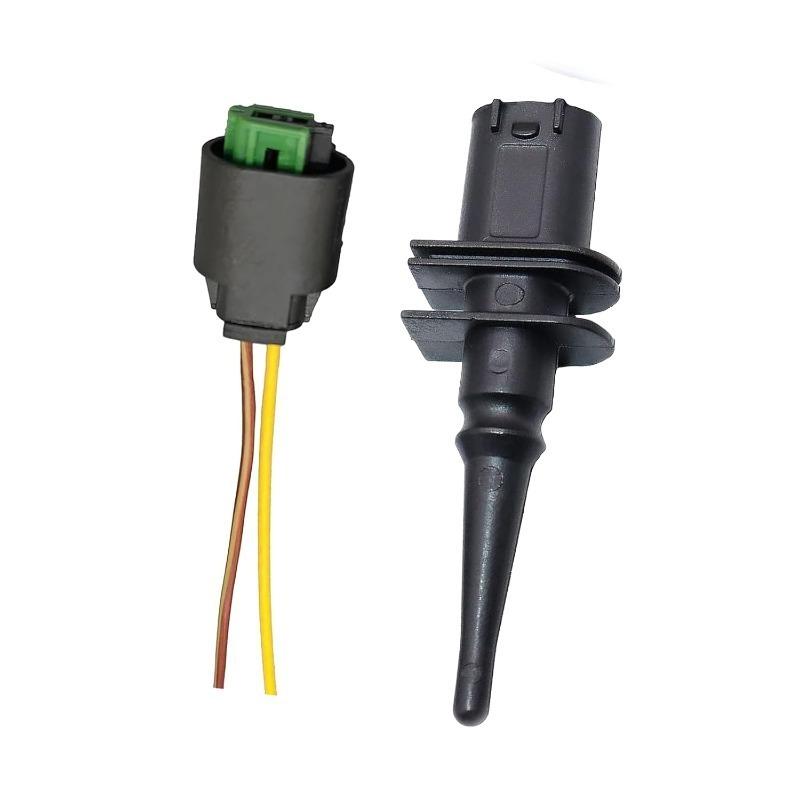 For BMW MINI Ambient Air Temperature Sensor with Connector Plug for BMW 1 6 7 Series E39 E46 X3 X5 X6 Z4 Z8 R50 R53 R56 R55