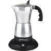 Orbegozo KFE 660 Electric Moka Pot 6 Cups Silver