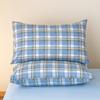 Plaid Style Pillowcase 100% Cotton Pillow Cover 48x74cm Cushion Covers funda almohada 2pcs Rectangle Pillowslip Soft Pillow Case