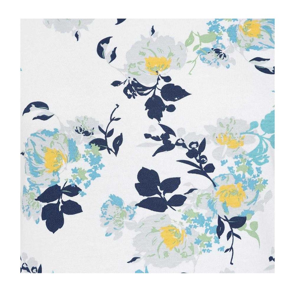 Lazy Jacks Womens/Ladies Fleur Printed Cotton Slub T-Shirt