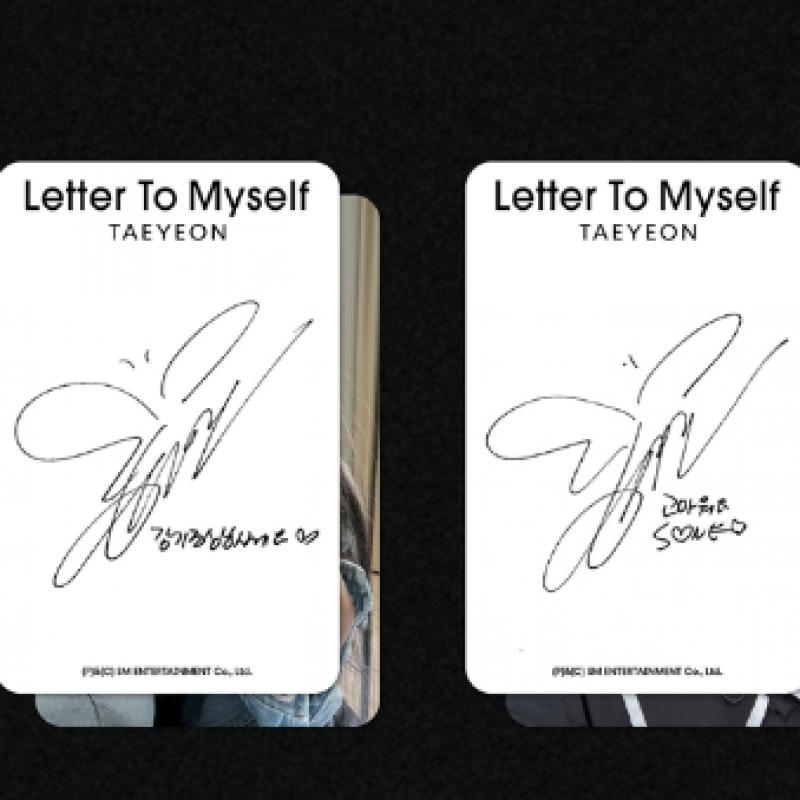 Taeyeon   Letter To Myself   6th Mini Album  sMini Ver.  Smart Album 