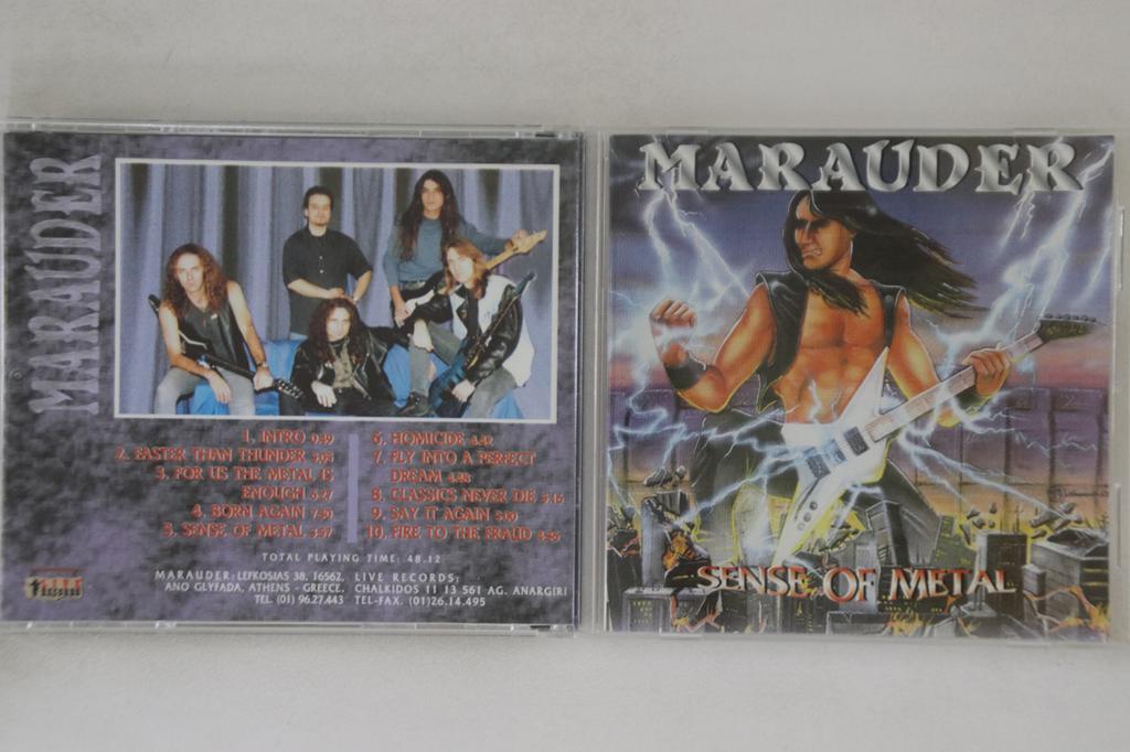CD MARAUDER - Sense Of Metal SENSEOFMETAL LIVE Non Japan Metal Used