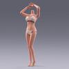 Scale Female Action Figure Seamless Action Figure Female Figure Soft Flexible Action Figure Body with Detachable Hand Gestures 1/6 Body, 12-Inch Body,