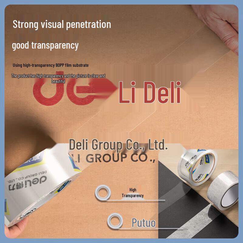 Deli 30289 Clear Packaging Tape