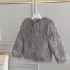 Winter Children's Clothing Wool Fur Children's Fur Coat Women's Children's Long Sleeved Thick Clothes