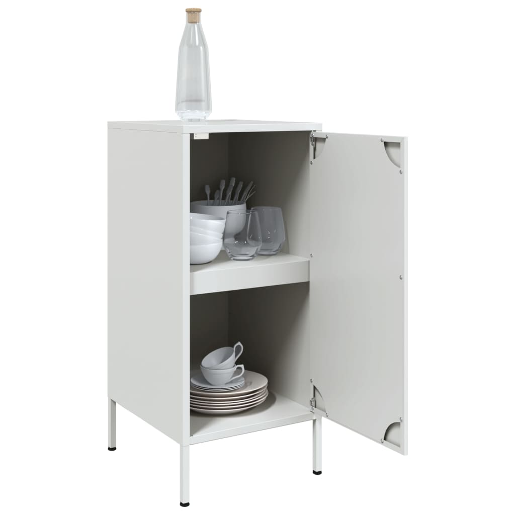Sideboards 2 pcs White 36 x 39 x 79 cm Steel