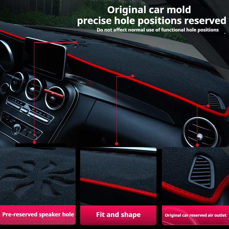 Alta Qualità Per ISUZU MU-X/D-MAX 2015 2016 2017 2018 Tappetino Copertura Cruscotto Parasole Anti-Luce Tappeti Anti-UV Interno
