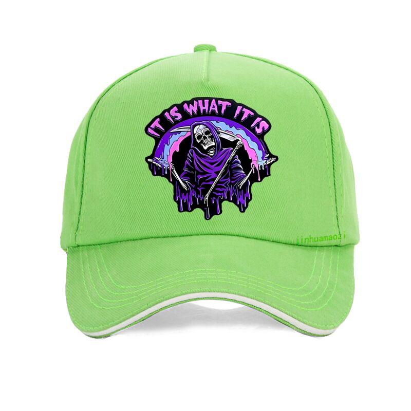 Death It Is What It Is Baseball Cap Men Women Hats Visor Protection Snapback Mexican Skull Santa Muerte Caps