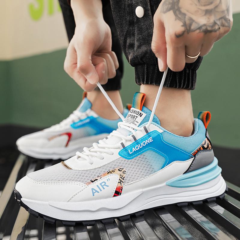 Pánské Boty Tenisky pánské ležérní Pánské Boty tenis Luxusní boty Trenér Závody Prodyšné Boty módní běžecké Boty pro ženy