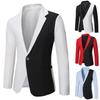 Frühling 2022 Herren Colorblock Lässiger Blazer - Europäischer und Amerikanischer Stil Einfache Anzugjacke