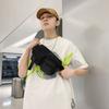Zipper Men's Chest Bag Pocket Single Shoulder Bag Fashion Nylon Waist Bag  Outdoors