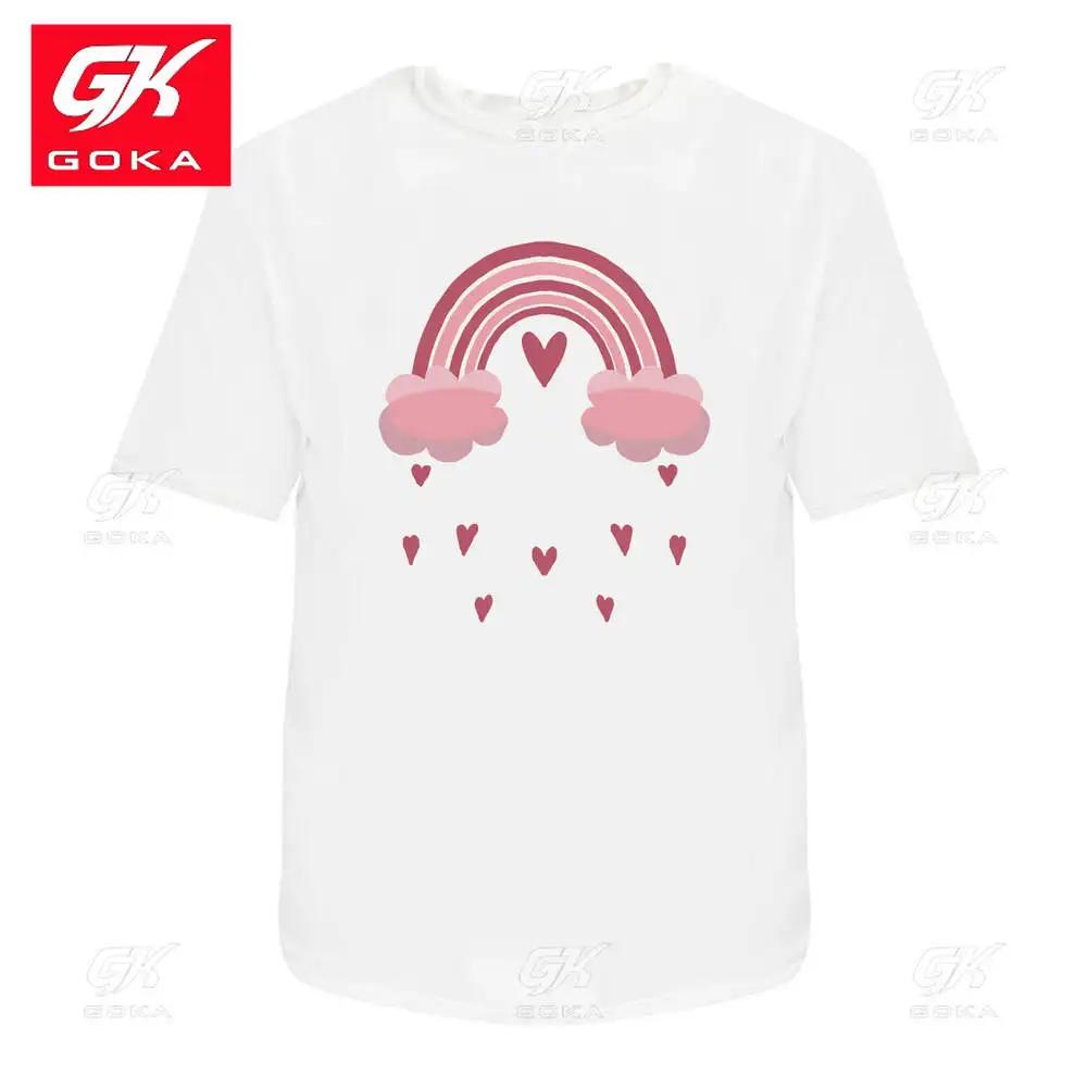 

Rainbow of Love Unisexs Womens Cotton TShirts Graphic Clothing Short Sleeve Vintage Top Printed Tees Y2K Clothes Classic T Shirt S
