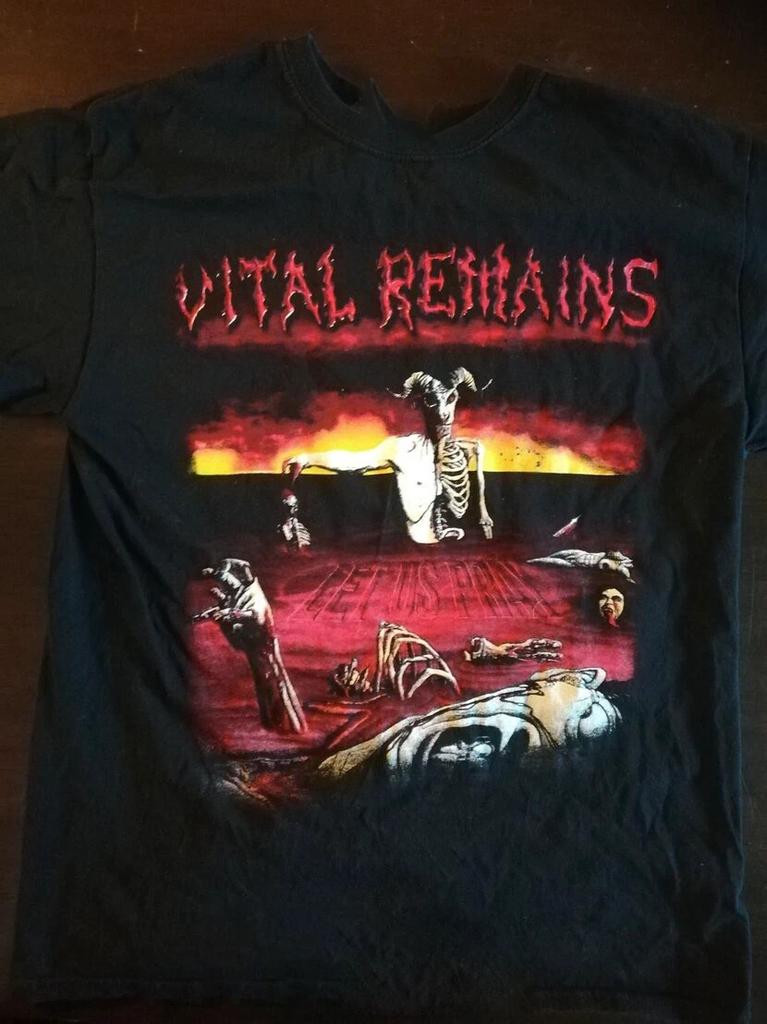 Vital Remains Let Us Pray Album T-Shirt Unisex Baumwoll-Tee Alle Größen S bis 4XL