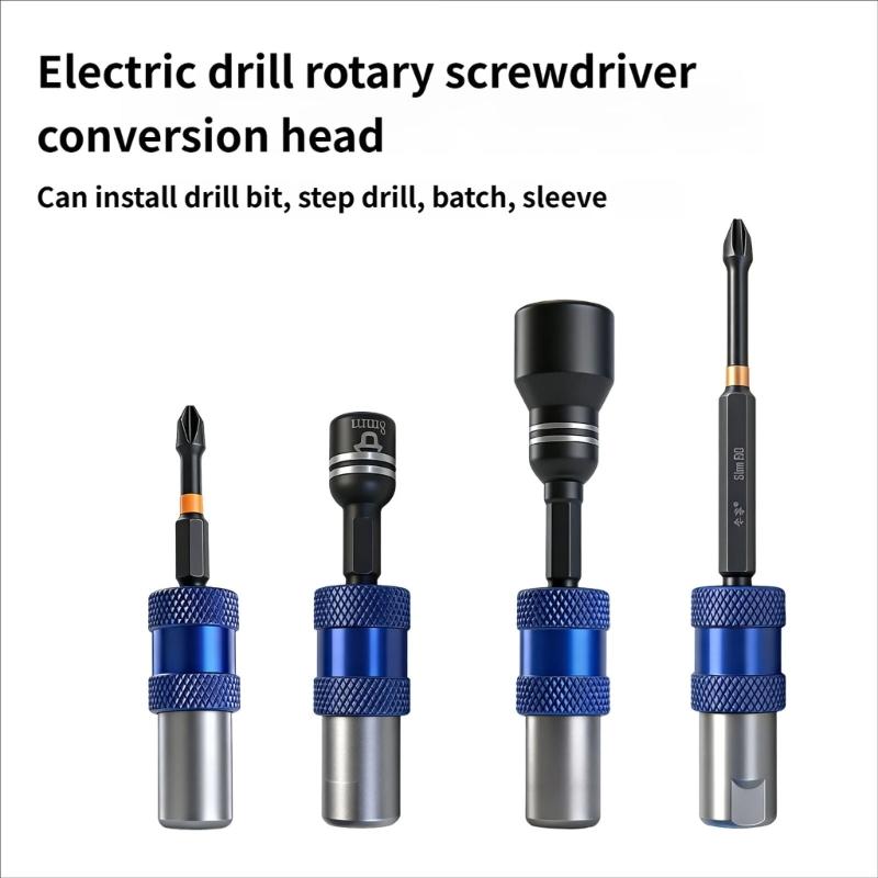 M10 Hex Quick Releases Auto Locking Adapter Electric Drill Conversion Set For Power Drill To Screwdriver Conversion Tool