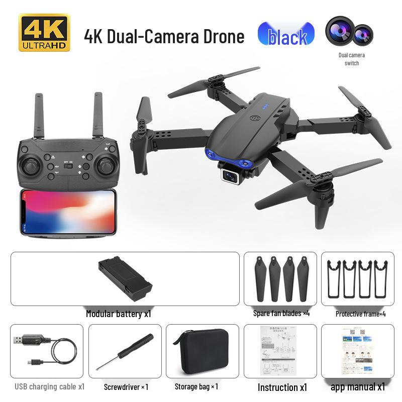 K3 4K Dual Camera Folding Drone Quadcopter HD Aerial Photography Remote Control E99Pro E88