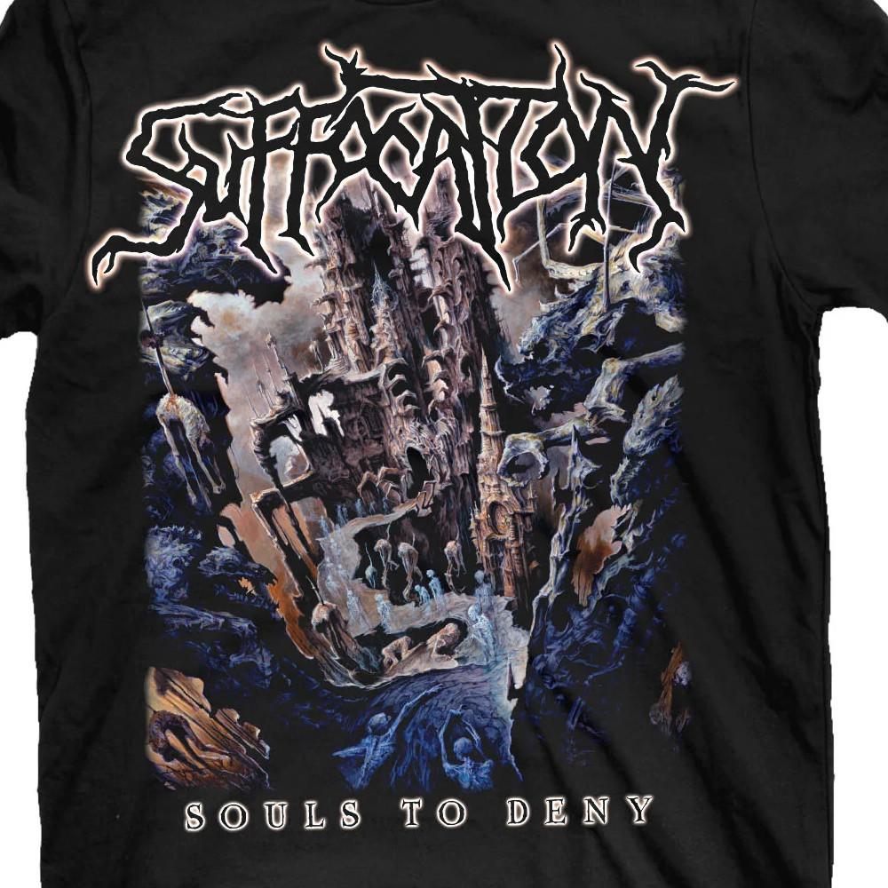 Suffocation band Souls To Deny black T-shirt unisex All sizes S to 45Xl JJ5039