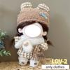 20Cm Cotton Doll Clothes Cute Dress Lolita Vintage Doll Clothes For Plush Doll Idol Dolls For Cotton Stuffed Dolls  Accessories