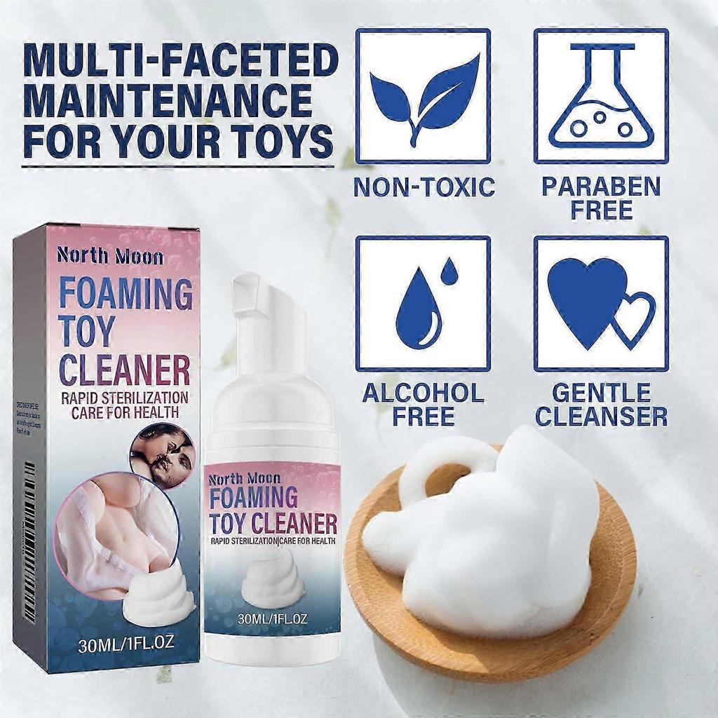 North Moon Adult Toy Foam Cleaner, Sex Toys Dry Cleaning Agent, Gentle And Non-Irritating For Cleaning And Stain Removal