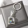 Exquisite Resin Fish Keychain Pendant In Transparent Water Bag for Bags Backpack