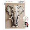 Pearl Art Painting Kit for Adults and Beginners, Elegant White Elephant Sparkling Painting Craft Home Wall Decor Handmade Gift Art Projects