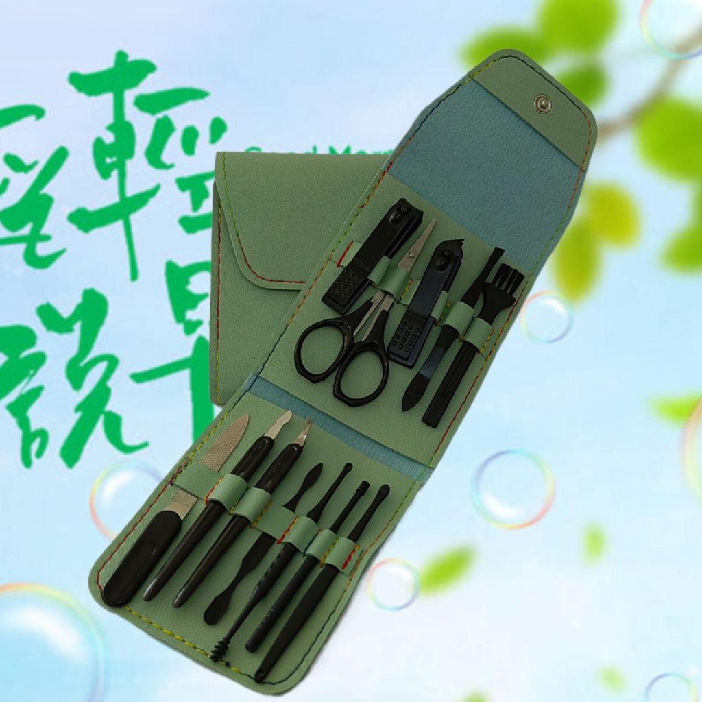 8-Piece Apple Nail Art Manicure Set with Nail Clippers