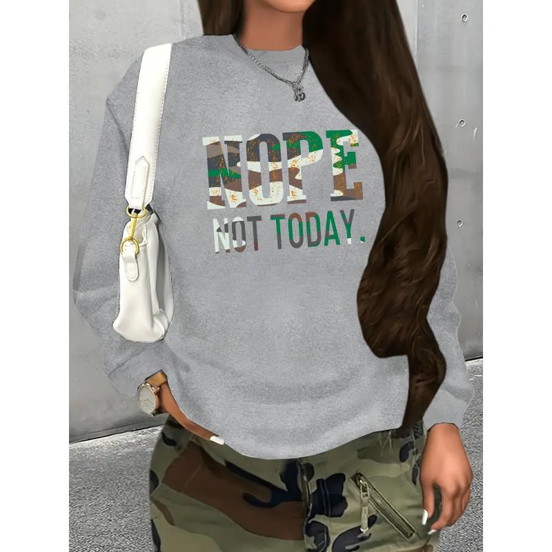 Womens Round Neck Pullover Sweatshirt With 3D Christmas Tree Print Casual Comfort Fit 2025