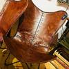 Handmade Vintage Buffalo Lether Chair Full Folding Relax Arm Chair